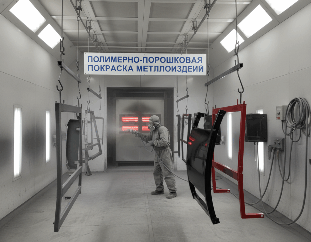 Полимерно-порошковая покраска металлоизделий